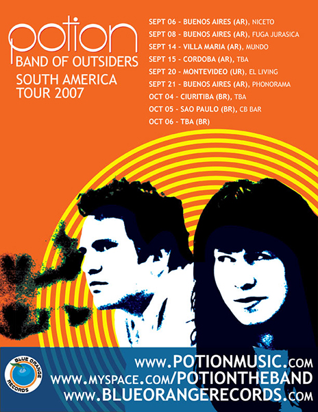 Potion Tour Poster South America 2007