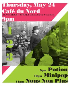 Potion: Cafe du Nord Show Poster 052407